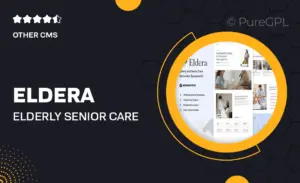 Eldera – Elderly & Senior Care Elementor Template Kit