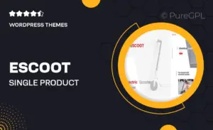 EScoot – Single Product WordPress