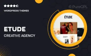 Etude — Creative Agency & Portfolio WordPress Theme
