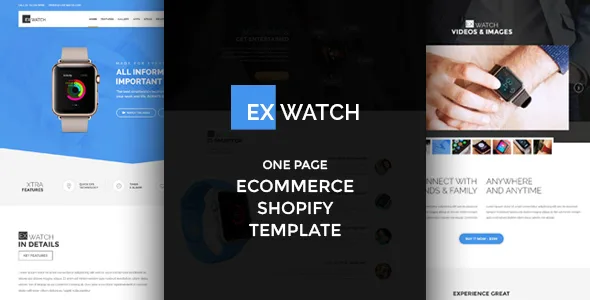 ex watch v 2 single product ecommerce shopify theme 1