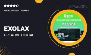 Exolax – Creative Digital Agency WordPress Theme