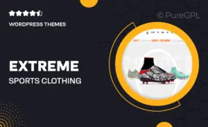 Extreme | Sports Clothing & Equipment Store WordPress Theme