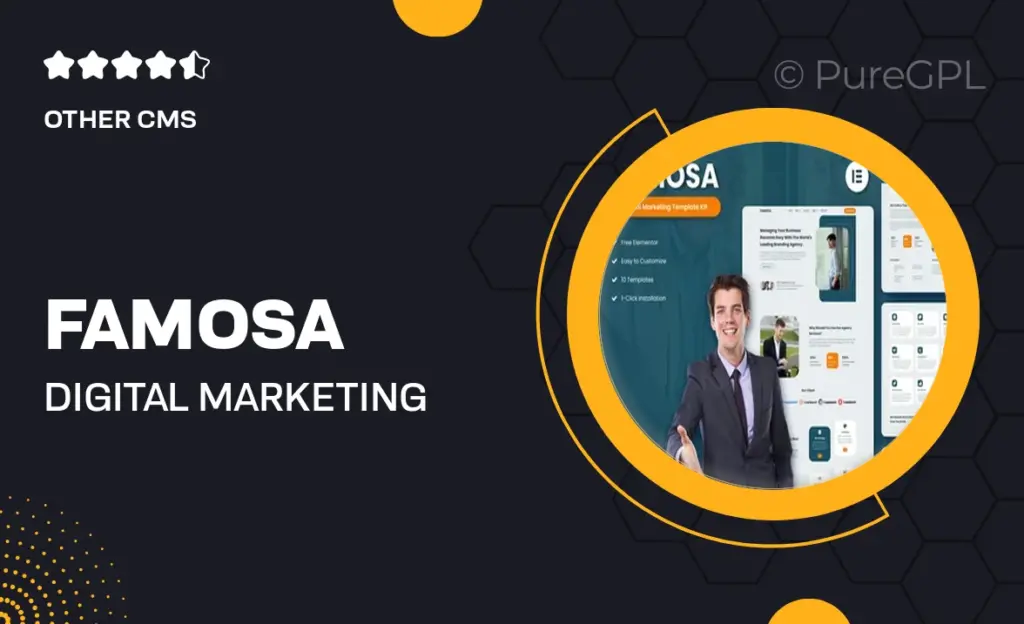 Famosa – Digital Marketing Agency Elementor Template Kit 41 Famosa – Digital Marketing Agency Elementor Template Kit