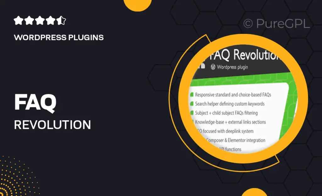 FAQ Revolution – WordPress Plugin 56 FAQ Revolution – WordPress Plugin