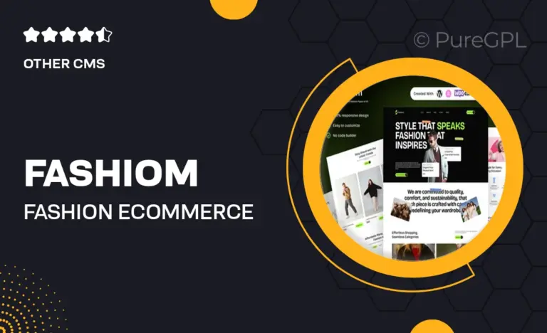 fashiom fashion e commerce store elementor template kit