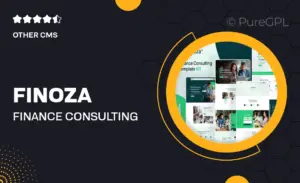 Finoza – Finance Consulting Elementor Template Kit