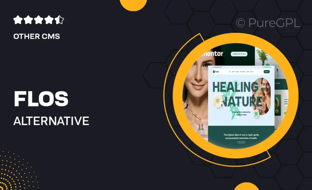 Flos – Alternative Medicine & Holistic Health Elementor Template Kit 50 Flos – Alternative Medicine & Holistic Health Elementor Template Kit