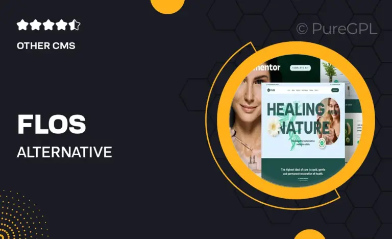 flos alternative medicine holistic health elementor template kit
