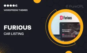 Furious – Car Listing WordPress Theme