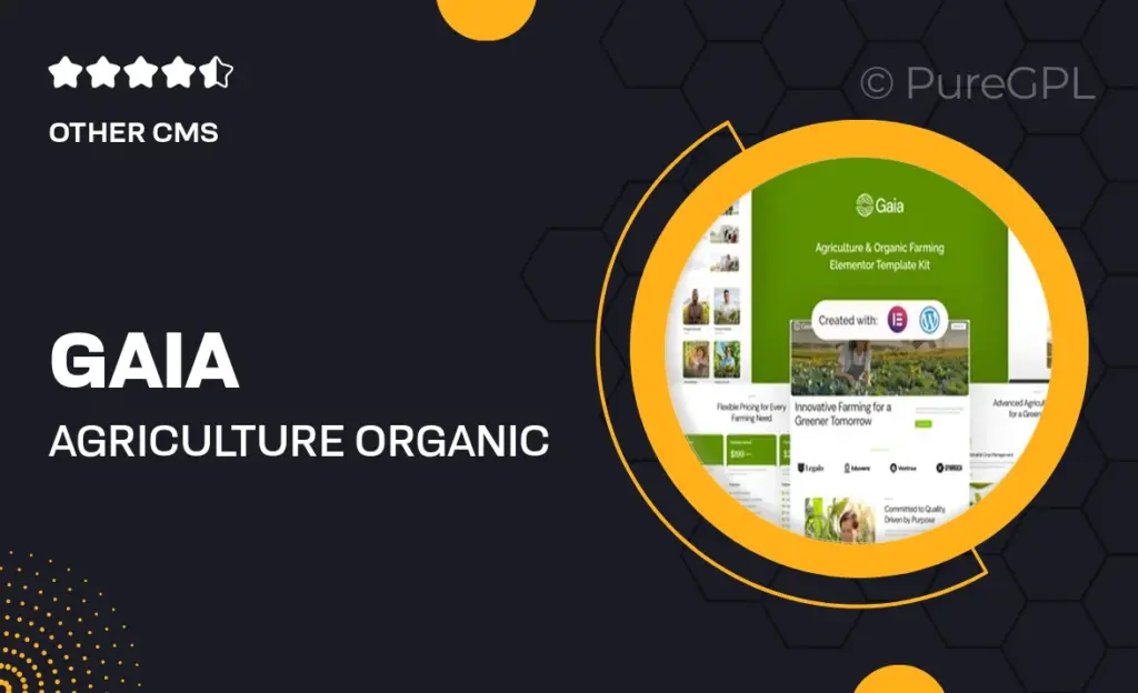 Gaia – Agriculture & Organic Farming Elementor Template Kit 42 Gaia – Agriculture & Organic Farming Elementor Template Kit