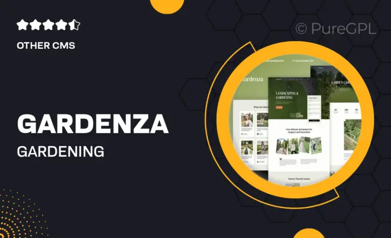 gardenza gardening landscaping elementor pro template kit