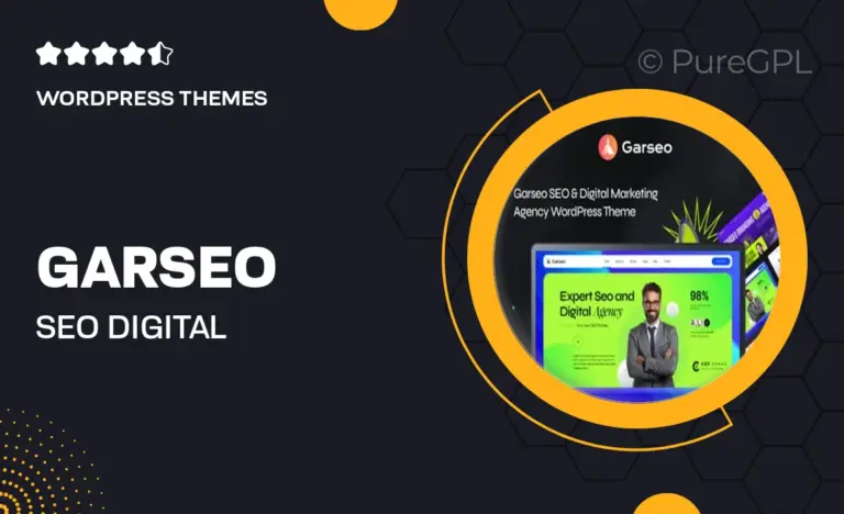 garseo seo digital marketing agency wordpress theme