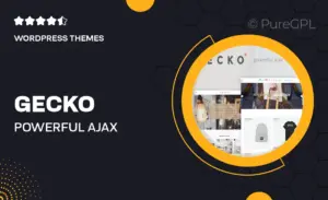 Gecko – Powerful Ajax WooCommerce Theme