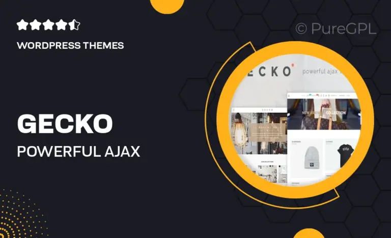 gecko powerful ajax woocommerce theme