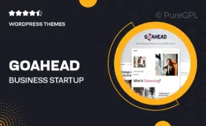 GoAhead — Business Startup WordPress Theme