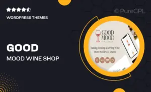Good Mood – Wine Shop WordPress Theme