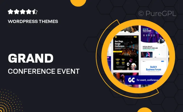 grand conference event wordpress