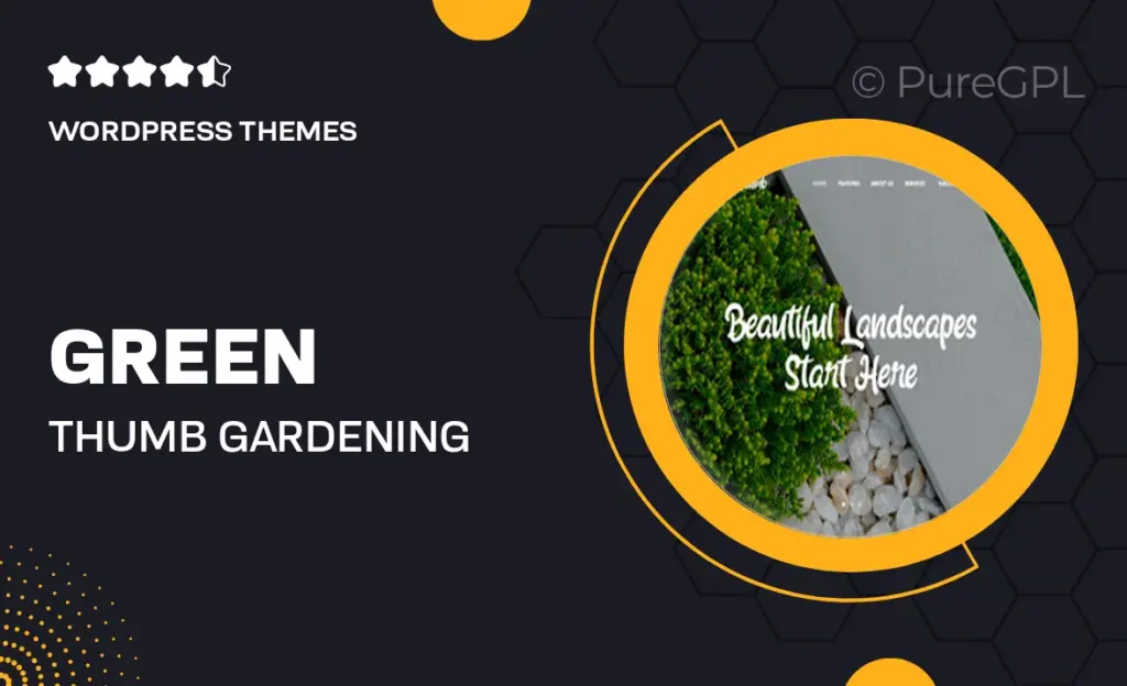 Green Thumb | Gardening & Landscaping Services WordPress Theme 35 Green Thumb | Gardening & Landscaping Services WordPress Theme