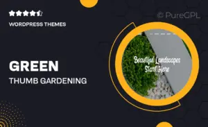 Green Thumb | Gardening & Landscaping Services WordPress Theme