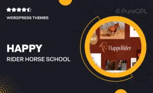 Happy Rider – Horse School & Equestrian Center WordPress Theme