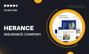 Herance – Insurance Company Elementor Template Kit