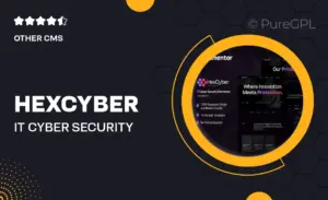 Hexcyber – IT Cyber Security Elementor Template Kit