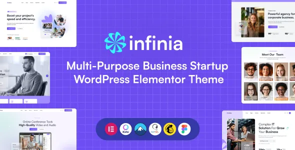 Infinia – Multipurpose Business Startup WordPress Elementor Theme