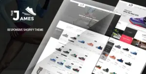 James – Responsive Shoes Shopify Theme – Sectioned