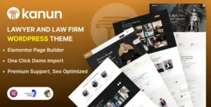 Kanun – Lawyer & Law Firm WordPress Theme