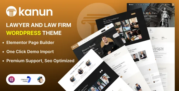 Kanun – Lawyer & Law Firm WordPress Theme
