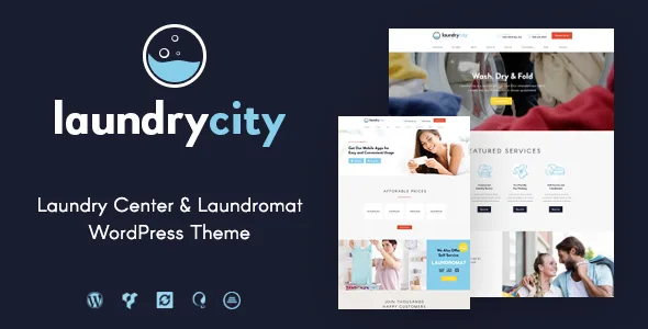 laundry city dry cleaning services wordpress theme 1
