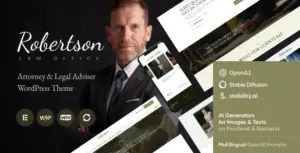 Law Office – Attorney & Legal Adviser WordPress Theme + RTL