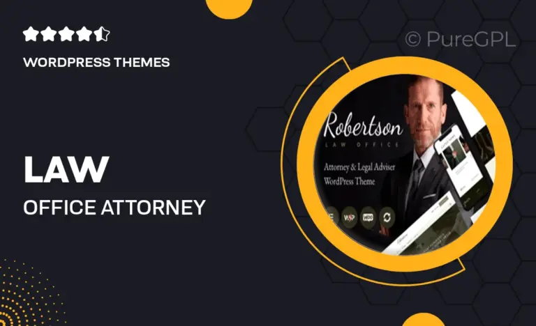 law office attorney legal adviser wordpress theme rtl