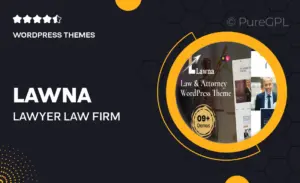 Lawna – Lawyer & Law Firm WordPress Theme