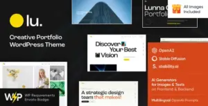 Lunna – Creative Portfolio WordPress Theme