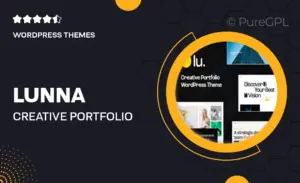 Lunna – Creative Portfolio WordPress Theme