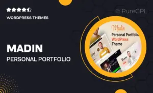 Madin – Personal Portfolio WordPress Theme