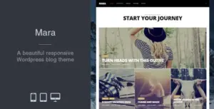 Mara – Beautiful Photo WordPress Blog Theme