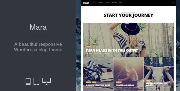 Mara – Beautiful Photo WordPress Blog Theme