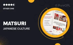Matsuri – Japanese Culture Day Elementor Template Kit