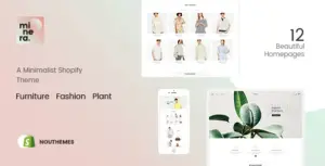Minera – Minimalist Responsive Multipurpose Sections Drag & Drop Builder Shopify Theme
