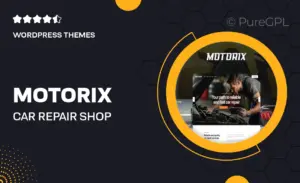 Motorix — Car Repair, Shop & Detailing WordPress Theme