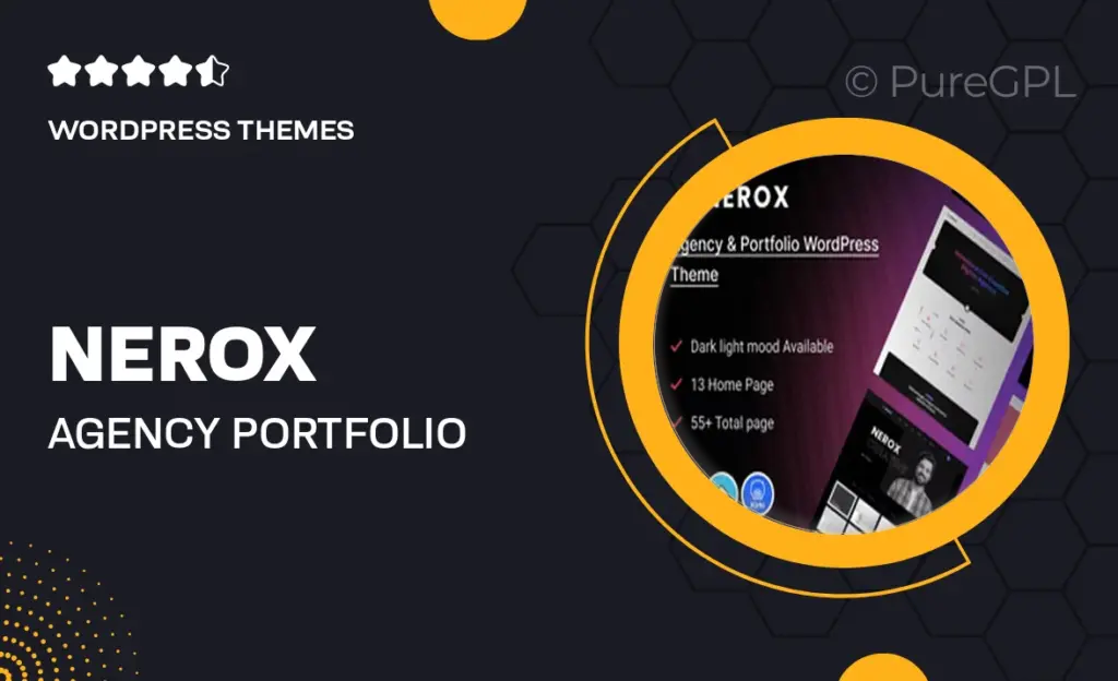 Nerox – Agency & Portfolio WordPress Theme 1 Nerox – Agency & Portfolio WordPress Theme