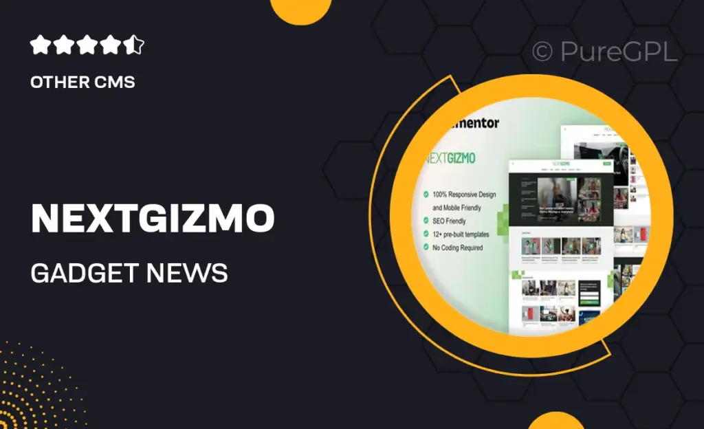 NextGizmo – Gadget News & Magazine Elementor Template Kit 60 NextGizmo – Gadget News & Magazine Elementor Template Kit