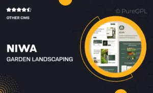 Niwa – Garden & Landscaping Services Elementor Pro Template Kit