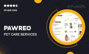 Pawreo – Pet Care Services Elementor Template Kit