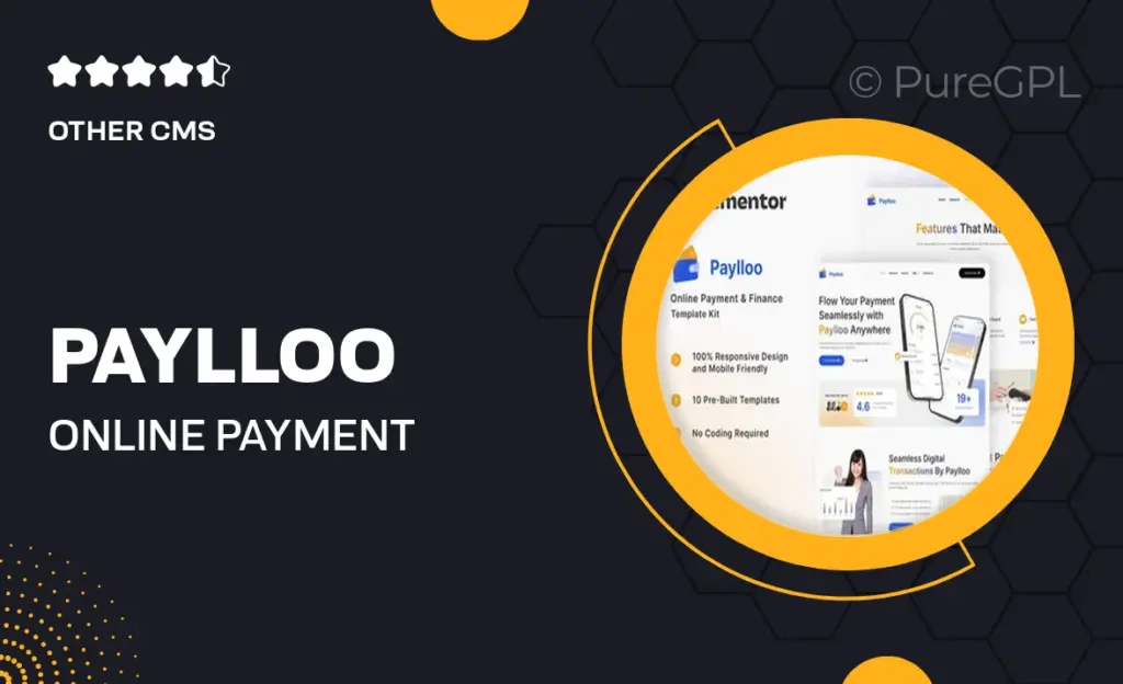 Paylloo – Online Payment & Finance Elementor Template Kit 53 Paylloo – Online Payment & Finance Elementor Template Kit