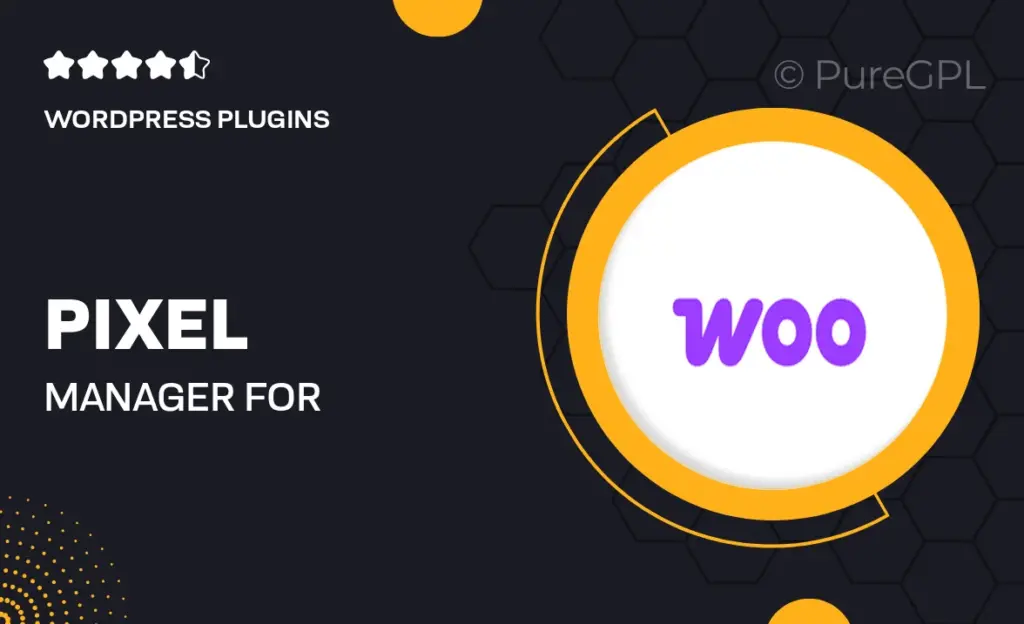 Pixel Manager for WooCommerce (Premium) 4 Pixel Manager for WooCommerce (Premium)