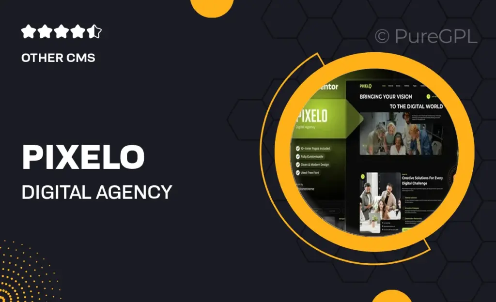 Pixelo – Digital Agency Elementor Template Kit 20 Pixelo – Digital Agency Elementor Template Kit