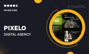Pixelo – Digital Agency Elementor Template Kit